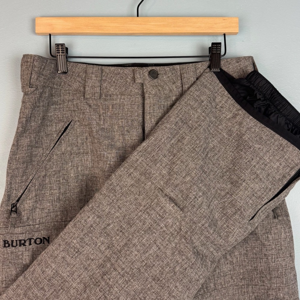 Burton Dryride Mens Small Gray Heathered Waterproof Snowboard Ski Cargo Pants